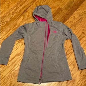 Women’s pink lined North Face